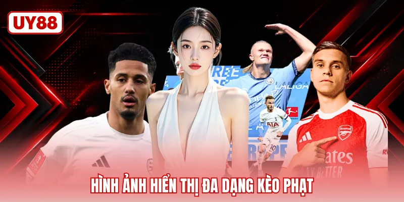 Hình ảnh hiển thị đa dạng kèo phạt